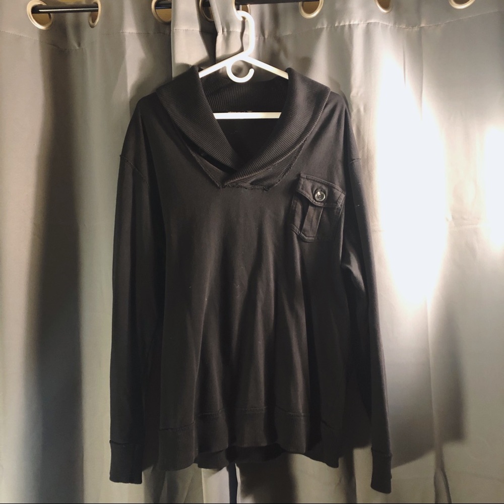 Black Sweater - Alternative Neck